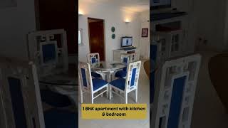 Budget Luxurious Apartment In Goa 🏝️Swimming Pool | Kitchen | Balcony | Garden. #shorts #resort