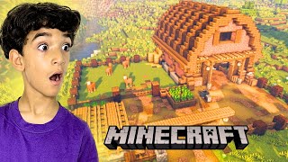 FIZ UMA FAZENDA NO MINECRAFT E ISSO ACONTECEU ! FAMÍLIA ROCHA LUCAS ROCHA