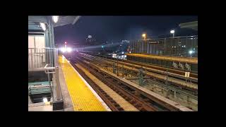 Manhattan bound M train at Knickerbocker Avenue.