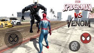 playing as Spider-Man : indian bikes driving 3d ! fight with venom #indianbikedriving3d