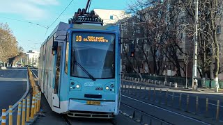 Bucur LF CA 409 "Tramvaiul Colindelor" pe linia 10.