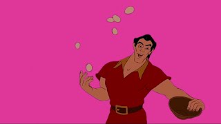 Gaston, four dozen eggs! (Pink screen.)