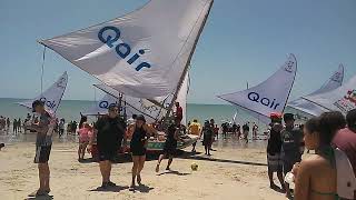 Campeonato de jangadas realizado no Cumbuco-Ce no dia dos pais muito lindo