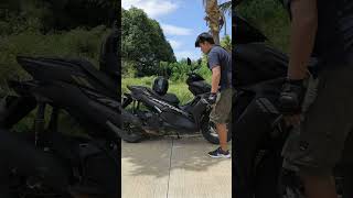 Checking before ride #shorts #short #shortsvideo #aerox #shortvideo #shortsviral #shortfeed #fyp