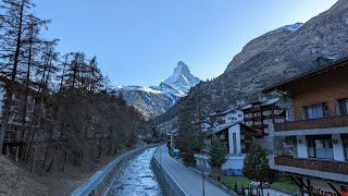 Mountain Road Hyperlapse Out of Täsch (Zermatt) Switzerland