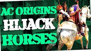 Assassin's Creed Origins - How to hijack horses & camels (Ability | AC)