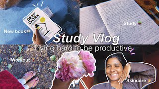 A super *PRODUCTIVE* day in my life at home 🏡 ( STUDY VLOG) 📖