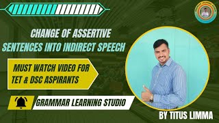 ||Conversion of Assertive Sentences into Indirect Speech||By Titus Sir||#Direct& Indirect Speech#