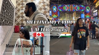 Meeting Family After 2.5 Years | Shopping at Rajouri Garden Market | India Vlog | Canada To India