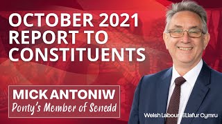 October 2021 report to constituents | Mick Antoniw MS/AS