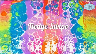 Satisfying Acrylic Pouring - Tie Dye Swipe