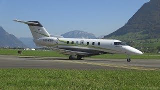 Airport Buochs 2018 Oct. - New PC-24's with other Pilatus Aircrafts and Guests