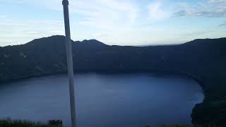 volcán apoyeque vista a su laguna