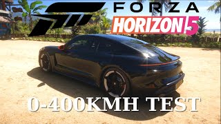 Porsche Taycan Turbo S 445KM/H Drive - FORZA HORIZON 5 Gameplay