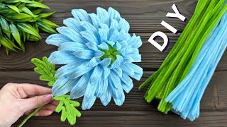 How to Make Chrysanthemum from Chenille Stems Pipe Cleaner Flowers