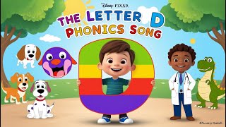 Educational Video for Toddlers| Phonics Sounds of Alphabet D | Letter Sounds | E-Family Channel