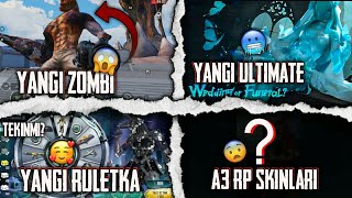 PUBG MOBILE 2.8 | Helloween va Zombilar rejimi to'liq ⚡️ | Yangi Ruletka 👀 | A3 RP skinlari 😨