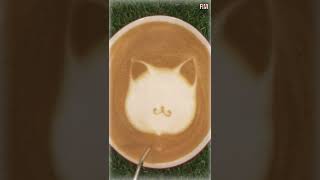 Cat Latte Art