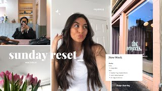 Sunday Reset Routine 🫶🏽 | weekly reset & how i get my life together | cleaning, food shop & selfcare