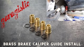 Garagistic BRASS BRAKE ATE CALIPER GUIDE BUSHING SET - E30, E36, E46, E92