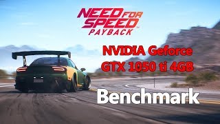 Need for Speed Payback nvidia gtx 1050 ti i7 7700hq benchmark