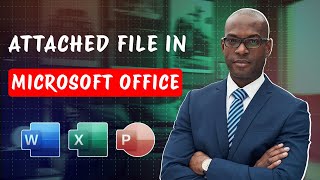 How to insert an attached file in word | How to attach file in word 2016 | Microsoft Office Tutorial