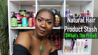 How Much Are All My Natural Hair Products? Stash Haul | Nia Imani