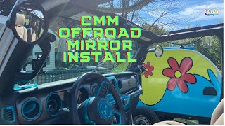 🛠 Installation 🛠 of CMM Off Road, Door Off A-Pillar Side Mirrors