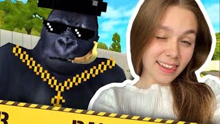 ЗАЖИЛИ КРАСИВО ВМЕСТЕ С ГОРИЛЛОЙ ПОСЛЕ ПОБЕГА ОТ АБЬЮЗЕРА 🤣 | Scary Imposter #ensllyplay