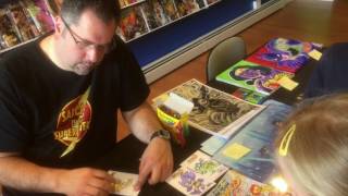 FRANCO DRAWS SUPERGIRL at Aw Yeah Comics FREE COMIC BOOK DAY