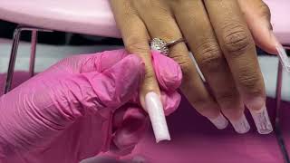 How to do nail extension | Acrylic nail 2023 | beautiful nail