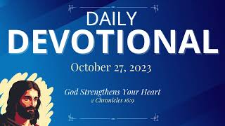 Daily Devotional Today - 2 Chronicles 16:9 – October 27, 2023