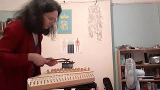 Tetris theme played on the hammer dulcimer