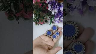 Diy hand made cloth earrings #trending #viral#shorts #craftwithneha#diy#earrings#shorts feed #craft