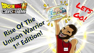 Rise Of The Unison Warrior booster box 1st edition - Dragon Ball Super Card Game