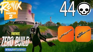 44 Elimination Solo Vs Squads "Zero Build" Gameplay (Fortnite Remix chapter 2) #fortniteremix