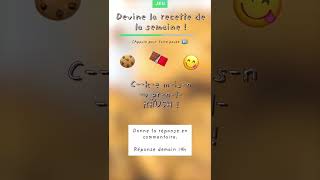 Recette #24 : JEU Devine quel sera la recette de la semaine. Donne ta réponse en commentaire. 💚