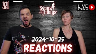 Friday LIVE music Reactions with Harry and Sharlene! Songs and Thongs