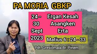 PA MORIA GBKP TGL 24 - 30 SEPTEMBER 2023