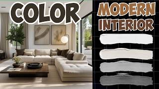 How to choose a COLOR in MODERN Interior Design