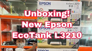 Unboxing Epson EcoTank L3210 All in One