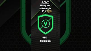 Marquee Matchups SBC - FC 24