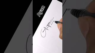 Ayan name signature style #signature #signoartist