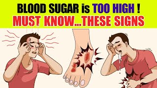 TOP 10 WARNING SIGNS your BLOOD SUGAR is TOO HIGH (Cause of DIABETIES) - Bestie Foods