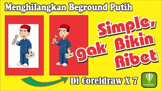 cara menghapus background putih di coreldraw x7