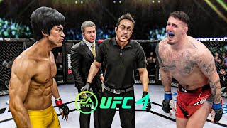 Bruce Lee vs Tom Aspinall - EA Sports UFC 4 - Bruce Lee Fight Club 🔥🐲