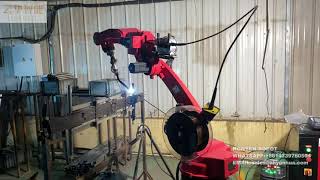 HY1006A-145 welding robot is used in sheet welding