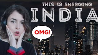 EMERGING INDIA 4k cinematic video REACTION!!! 😍 #india #incredibleindia #cinematic #emergingindia