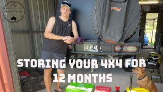 How to store your 4x4 for 12months