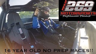 16 Year Old NO PREPS HIS CAR!